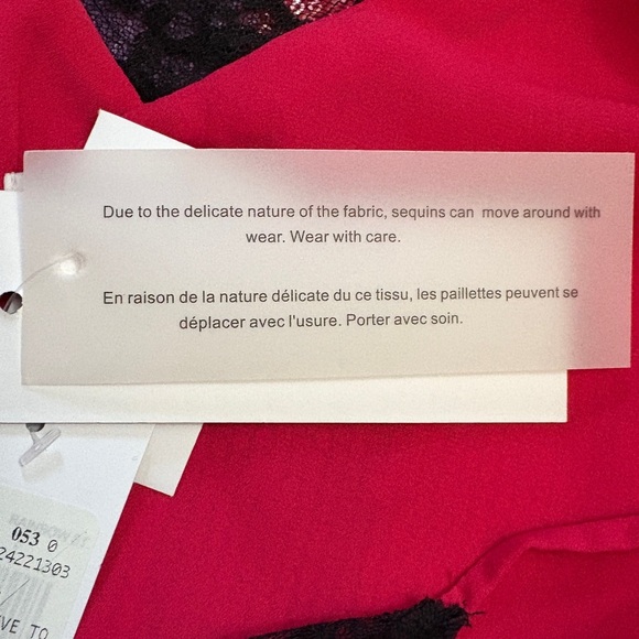 Olivia Rubin Flora Cami Pre Fall Stripe Sequin Lace Camisole Top Size 6 NEW NWT - Picture 10 of 12